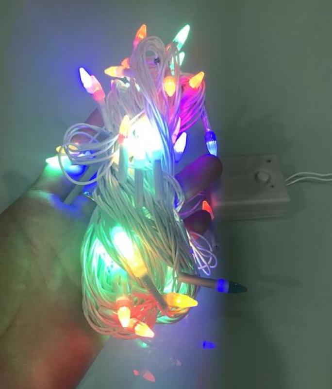 Dây led noel đầu bóng kim cương chớp nháy, MS H02KC