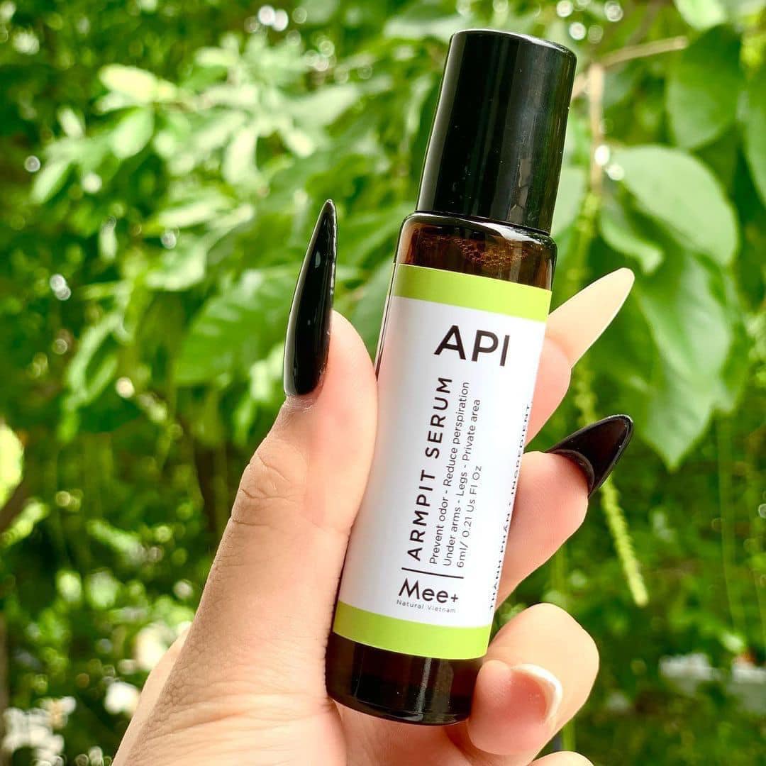 Khử mùi giảm thâm nách API, Son nách API, lăn nách mờ thâm, Serum Lăn nách API 10ml