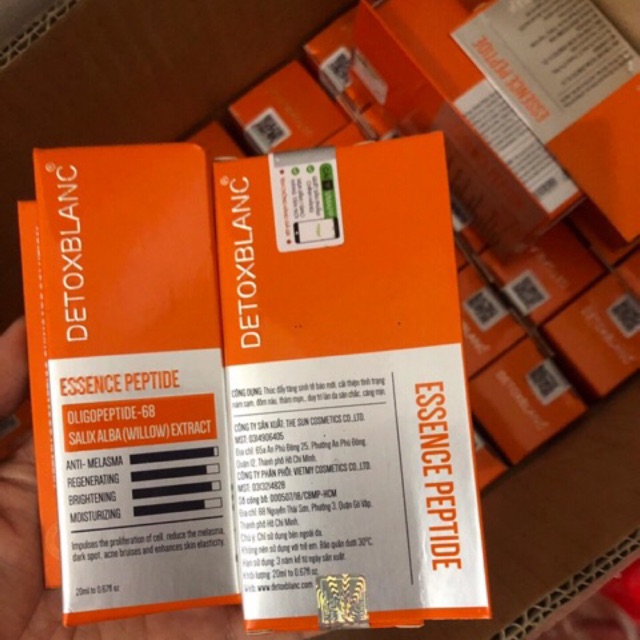 Serum Tri Nám Detox Blanc Essence Peptide (20ml) mẫu mới