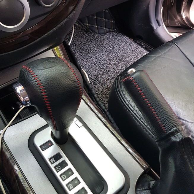 [ESCAPE] BỌC CẦN SÓ, TAY PHANH XE FORD ESCAPE SỐ TỰ ĐỘNG.. Da Bò Chuẩn Mẫu Theo xe, Phối hơp màu da theo ý thích...