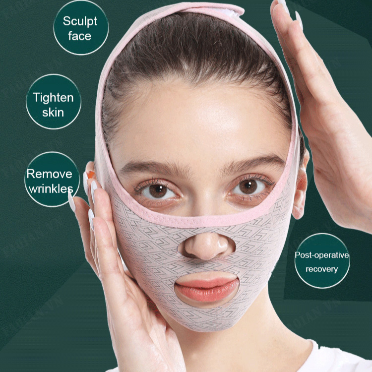 Beauty Face Sculpting Sleep Mask improves nasolabial folds and tightens chin