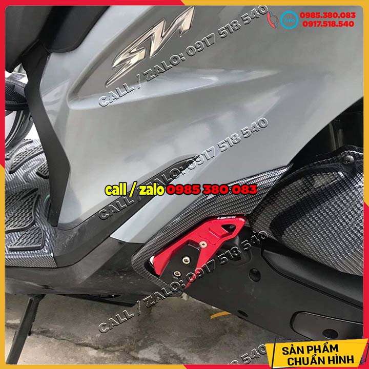 Gác chân biker cnc cho sh 2017 - 2019 / sh 2020 - 2021 / sh mode 2013 - 2019
