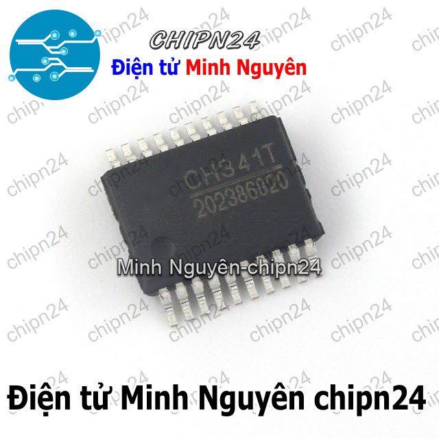 [1 con] (ST) IC Dán CH341T SSOP-20 Hàng Tốt (SMD) (CH341) - HH003671