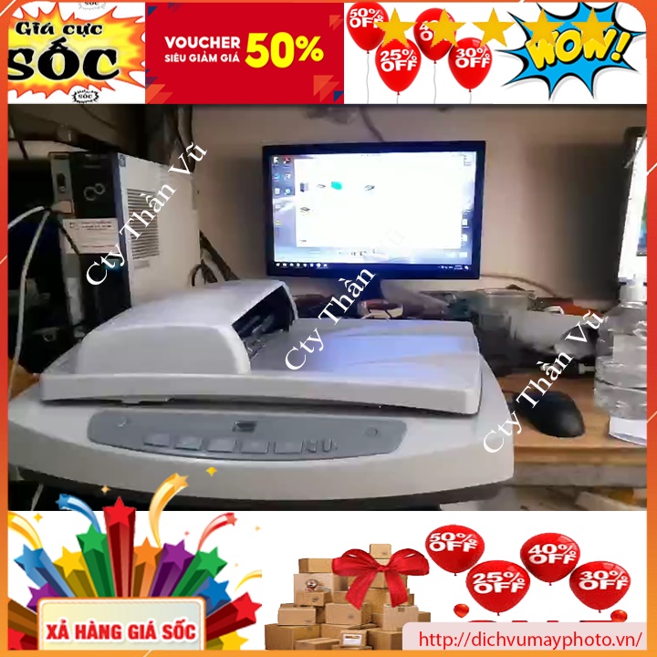 Used HP 5590 scanner, durable, beautiful, reasonable price with INECO test cover warranty