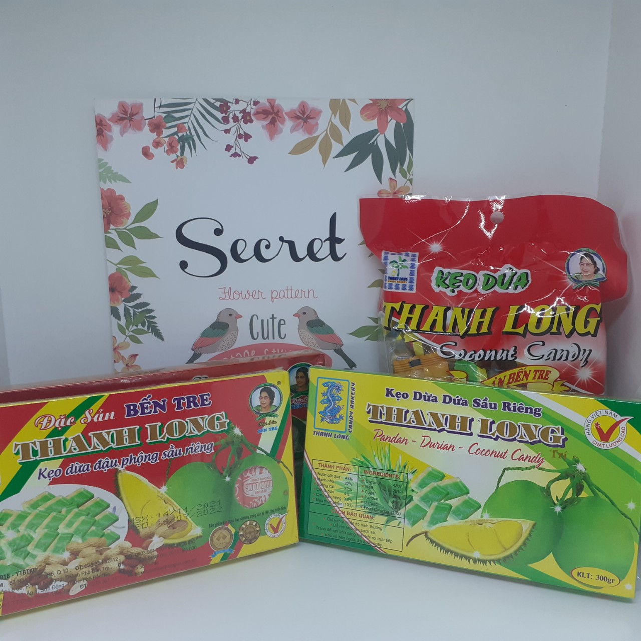 KẸO DỪA  BẾN TRE 300g (THANH LONG)