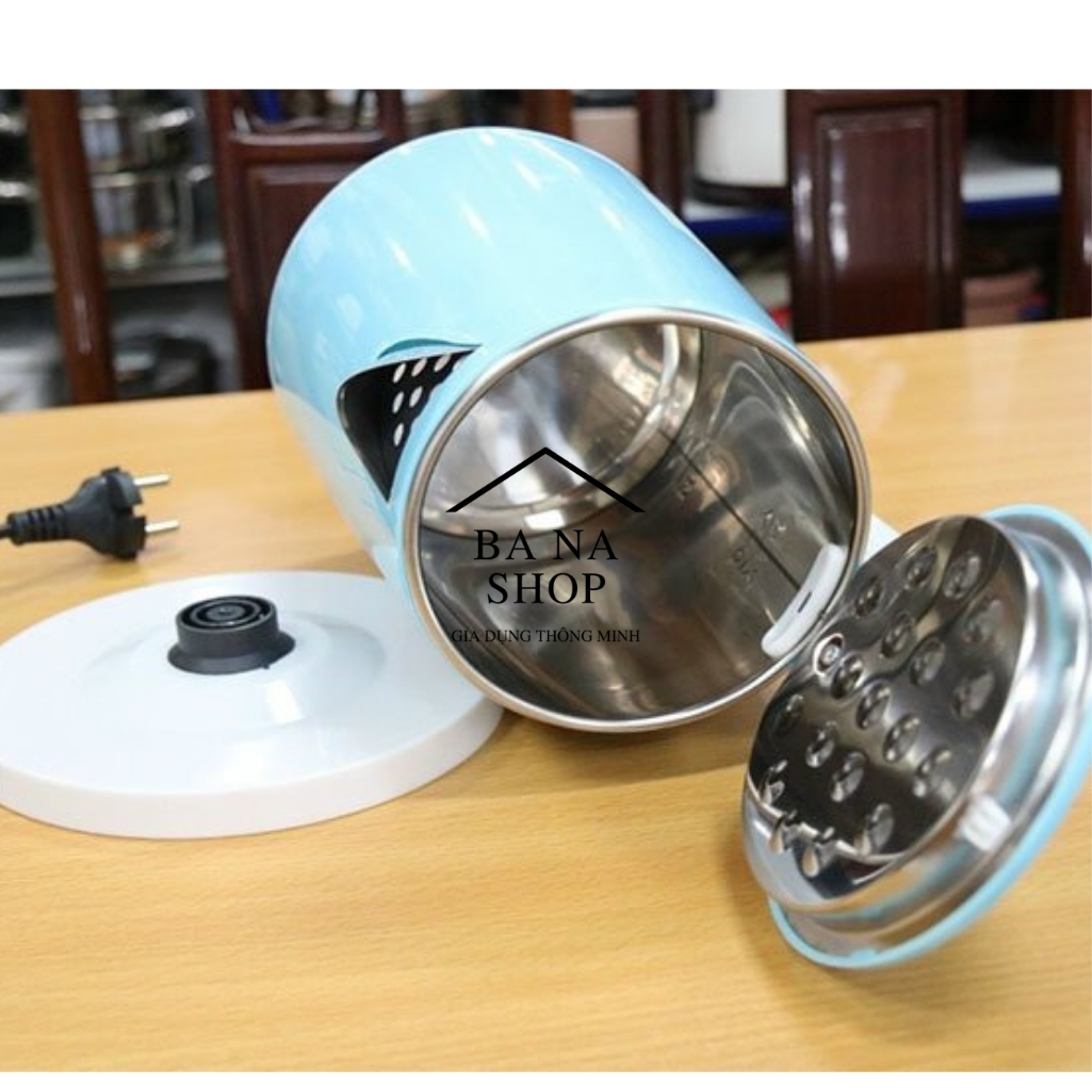 Ấm Siêu Tốc 2 Lớp Thái Lan Ziplai, Dung Tích 2,5 Lít Siêu Bền [Giao Mầu Ngẫu Nhiên]
