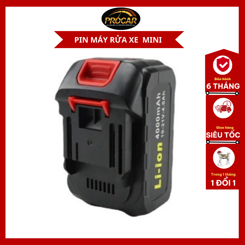 Pin máy rửa xe, máy khoan 5 cell