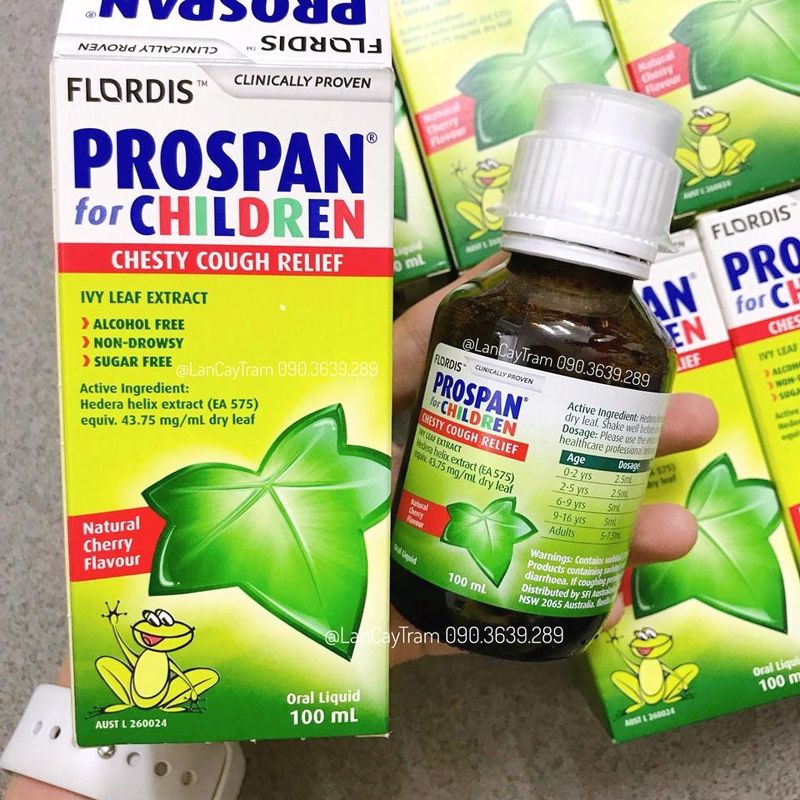 SIRO HO CHO BÉ FLORDIS PROSPAN FOR CHILDREN 100ML