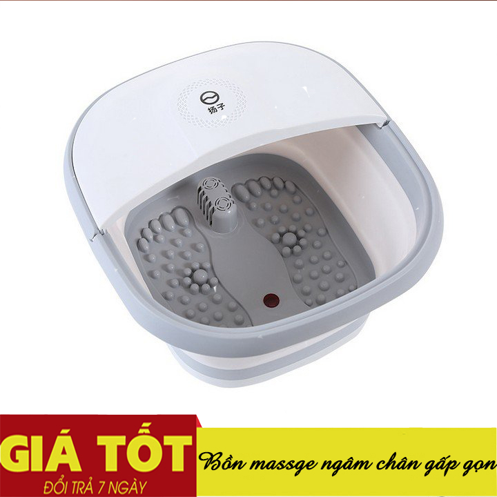 Hàng Cao Cấp Chậu ngâm chân massage cắm điện gấp gọn Bồn Ngâm Massage Chân Cắm Điện gấp gọn trừ phong thấp lưu thông khí huyết - Thùng mát xa chân thư giãn chậu massage chân cắm điện Hot Trend 2021