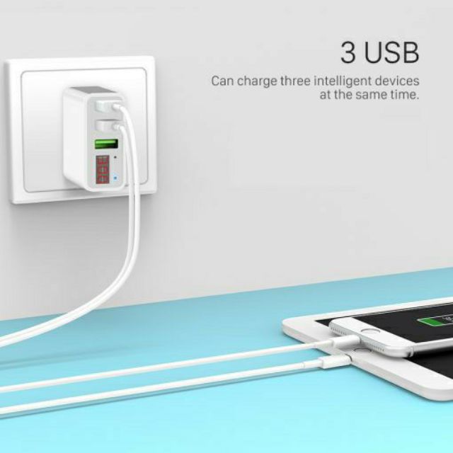 [HCM]Cóc sạc 2 cổng usb Hoco C15