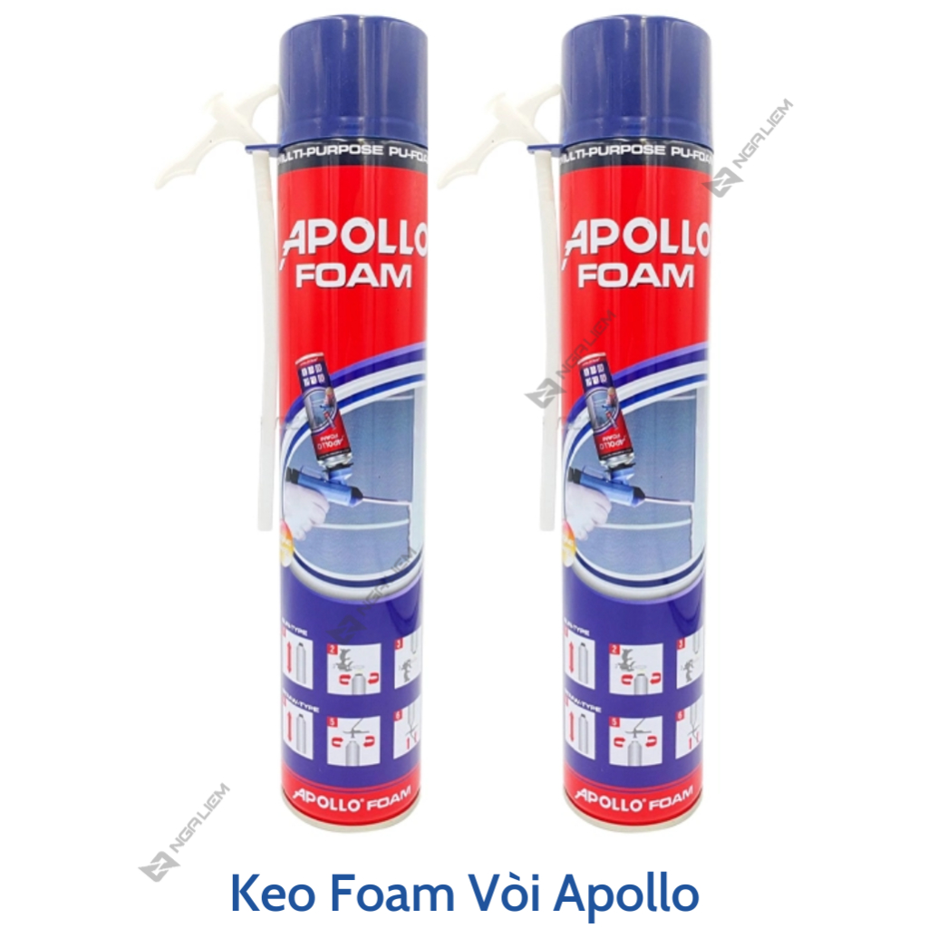Keo Silicon Apollo A300, A500 (Trong, Sữa, Xám, Đen) (300ml)