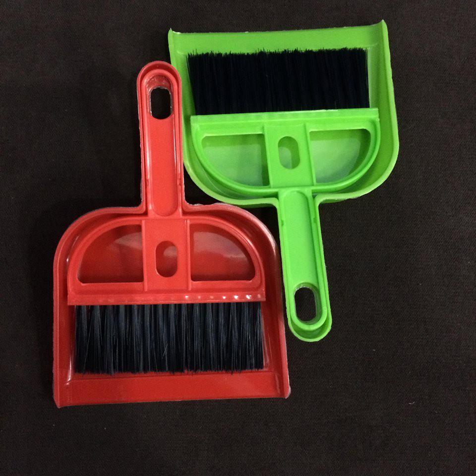 COMBO 2 BỘ CHỔI QUÉT BỤI KÈM HÓT RÁC MINI