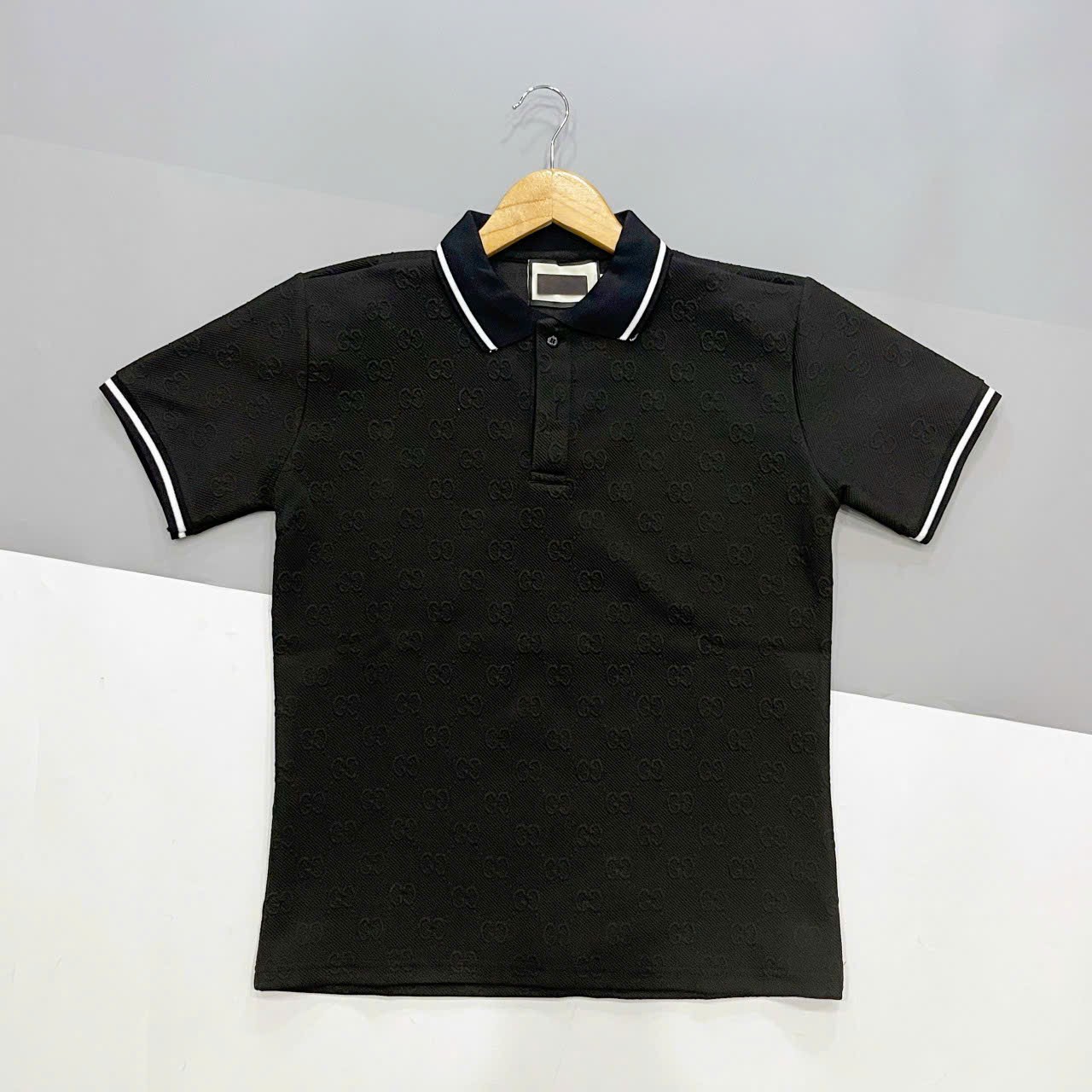Áo thun cổ trụ nam dập nổi chất thun xốp mềm mịn cao cấp đủ size mẫu mới siêu hot hks