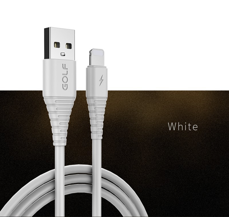 Cáp sạc iphone sạc nhanh 3A Golf GC-64i dài 1m