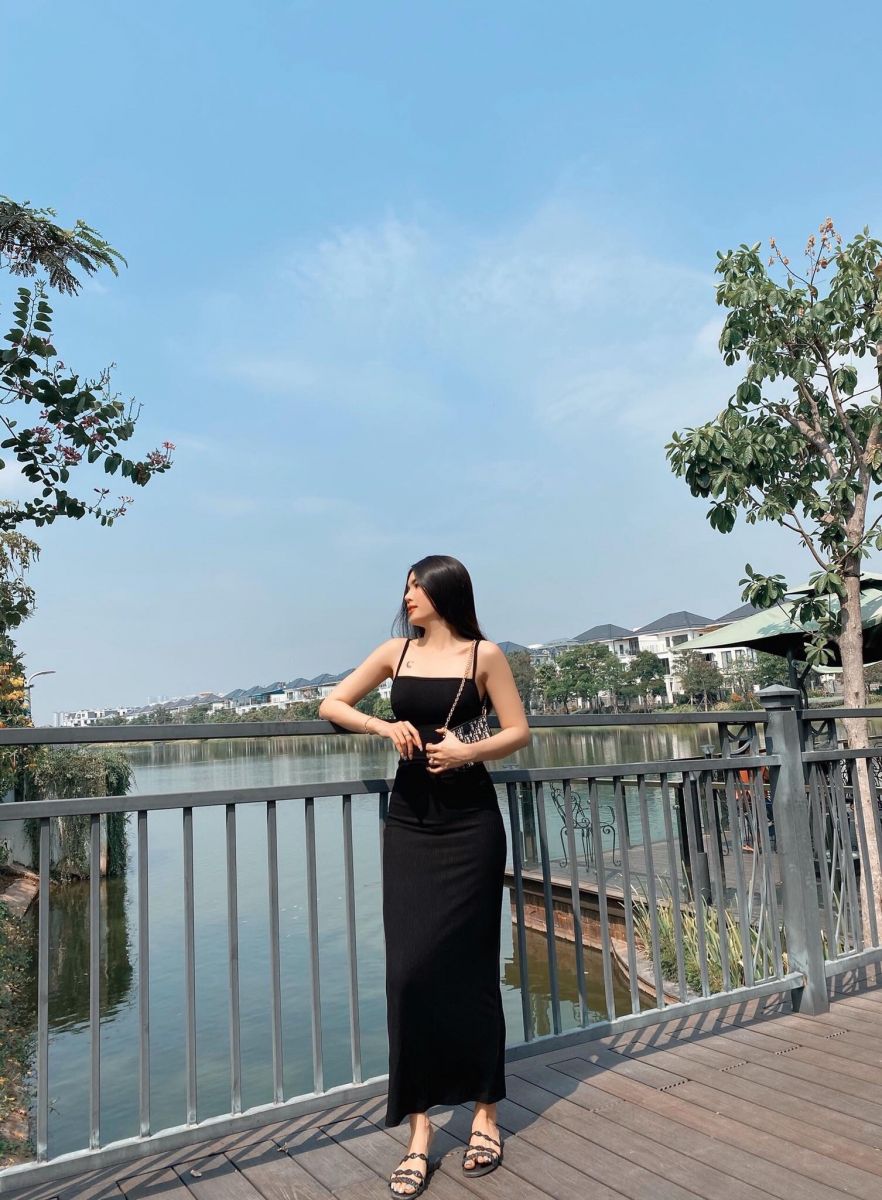 (VIDEO+HÌNH THẬT) Đầm Maxi Lazzon Phom Dài (ĐEN)