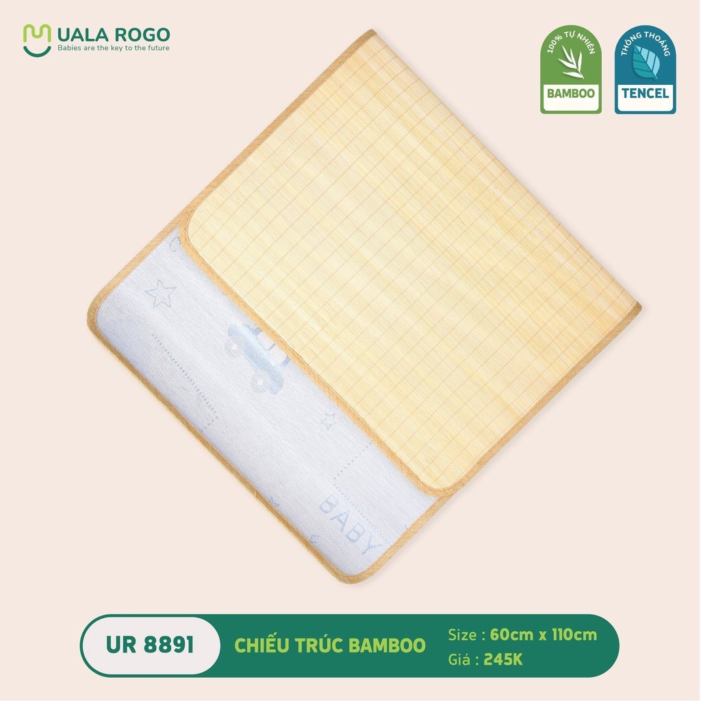 Chiếu trúc bamboo ula rogo cho bé hàng  ( 60x110cm )