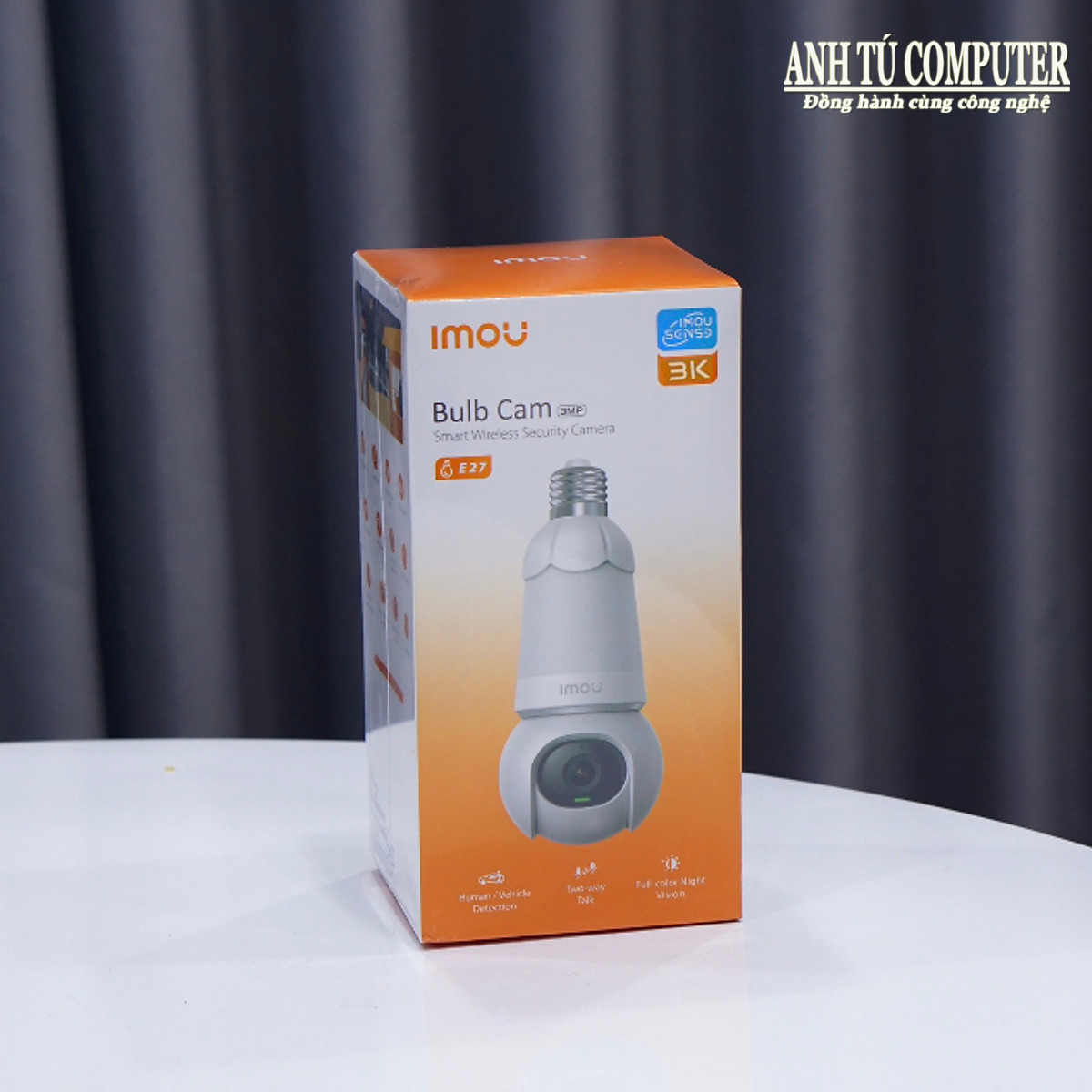 Camera WiFi bóng đèn 5MP 3K Imou Bulb Cam E27 IPC-S6DP-5M0WEB-E27