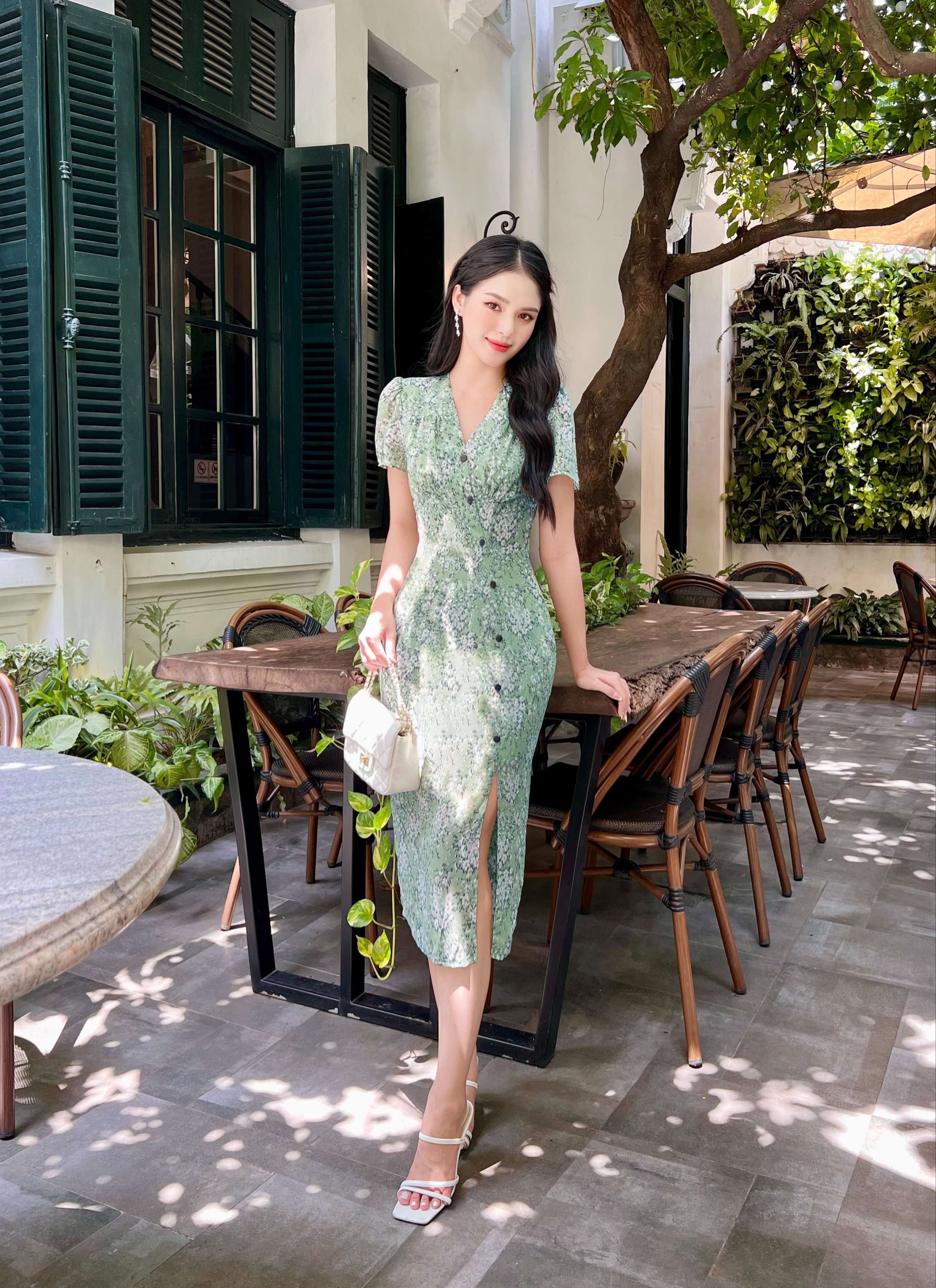 Váy wrap bút chì 1VA02002XL Lep'