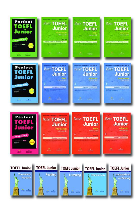 [TRỌN BỘ] Master TOEFL Junior - 17 Books | Tặng kèm link AUDIO