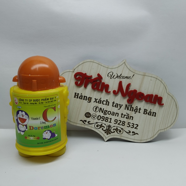 Kẹo Ngậm C Doremon - Lọ 50 viên