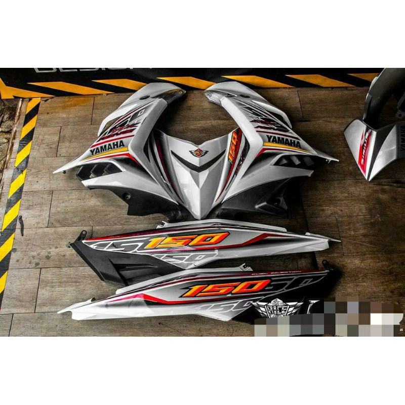 Tem rời exciter 150 màu bạc