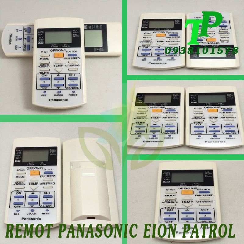 Điều Khiển Máy Lạnh, Remote Điều Hòa Panasonic Eion Patrol 2C