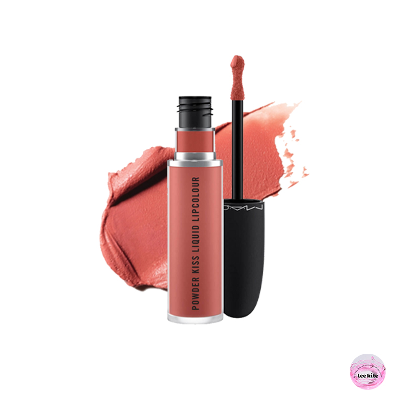 Son MAC 989 Mull It Over Cam Hồng Đất - Powder Kiss Liquid