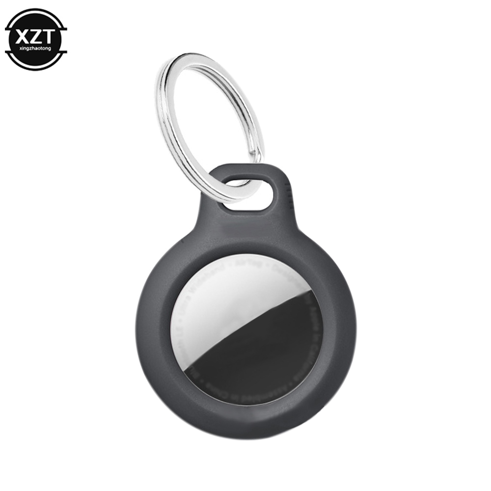♈❈▤ Secure Holder with Strap for Apple Airtag Case Protective Cover Bumper Tracker Accessories Anti-scratch Keychain Air tag case