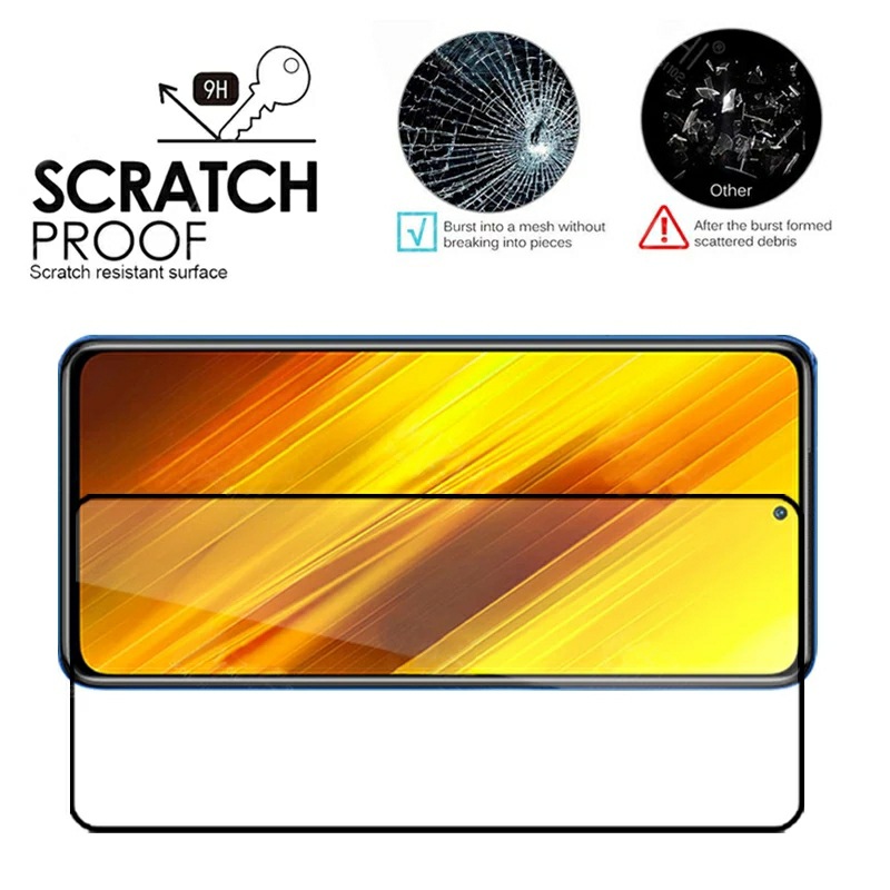Cường lực Xiaomi Poco X3 / Poco X3 Pro dùng chung Full màn cao cấp viền mỏng