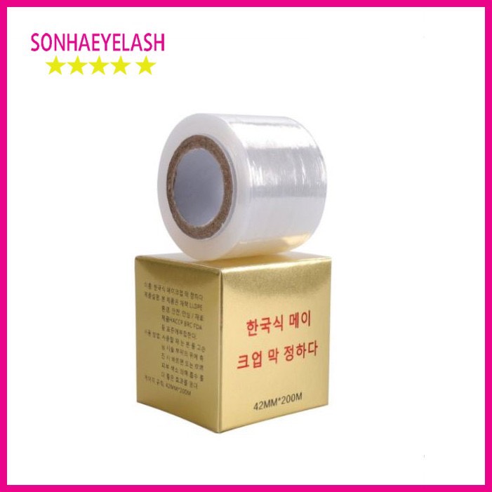 Cuộn nilon ủ tê lông mày, môi, mí, mi
