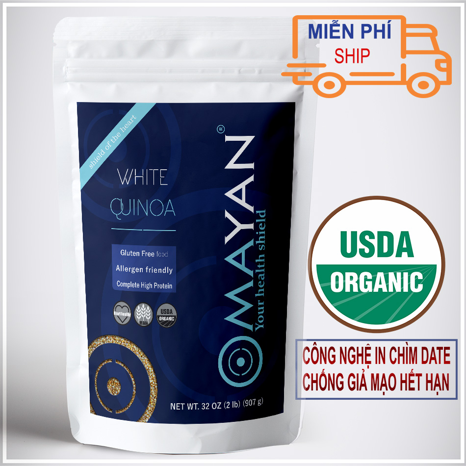 [HCM]Hạt diêm mạch trắng White Quinoa Organic 907gr