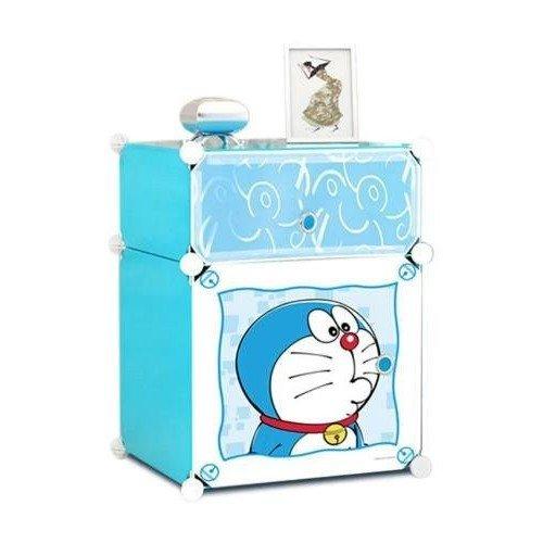 Tủ Nhựa Lắp Ghép Đầu Giường Đa Năng Thông Minh Nhiều Mẫu Mã (Hình Doraemon)