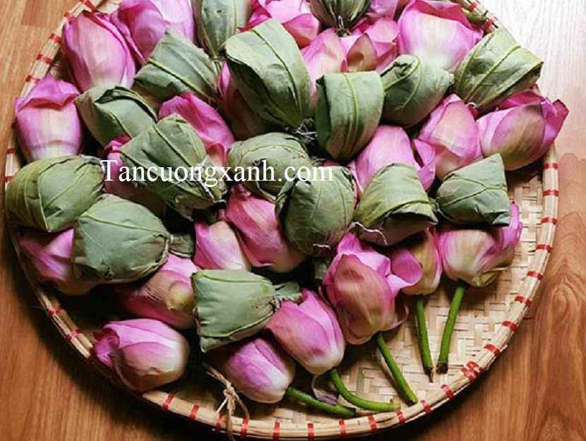 Trà Ướp Bông Sen Tây Hồ 100gram