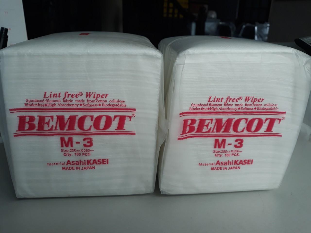 Khăn lau phòng sạch Bemcot M3, túi 100 cái