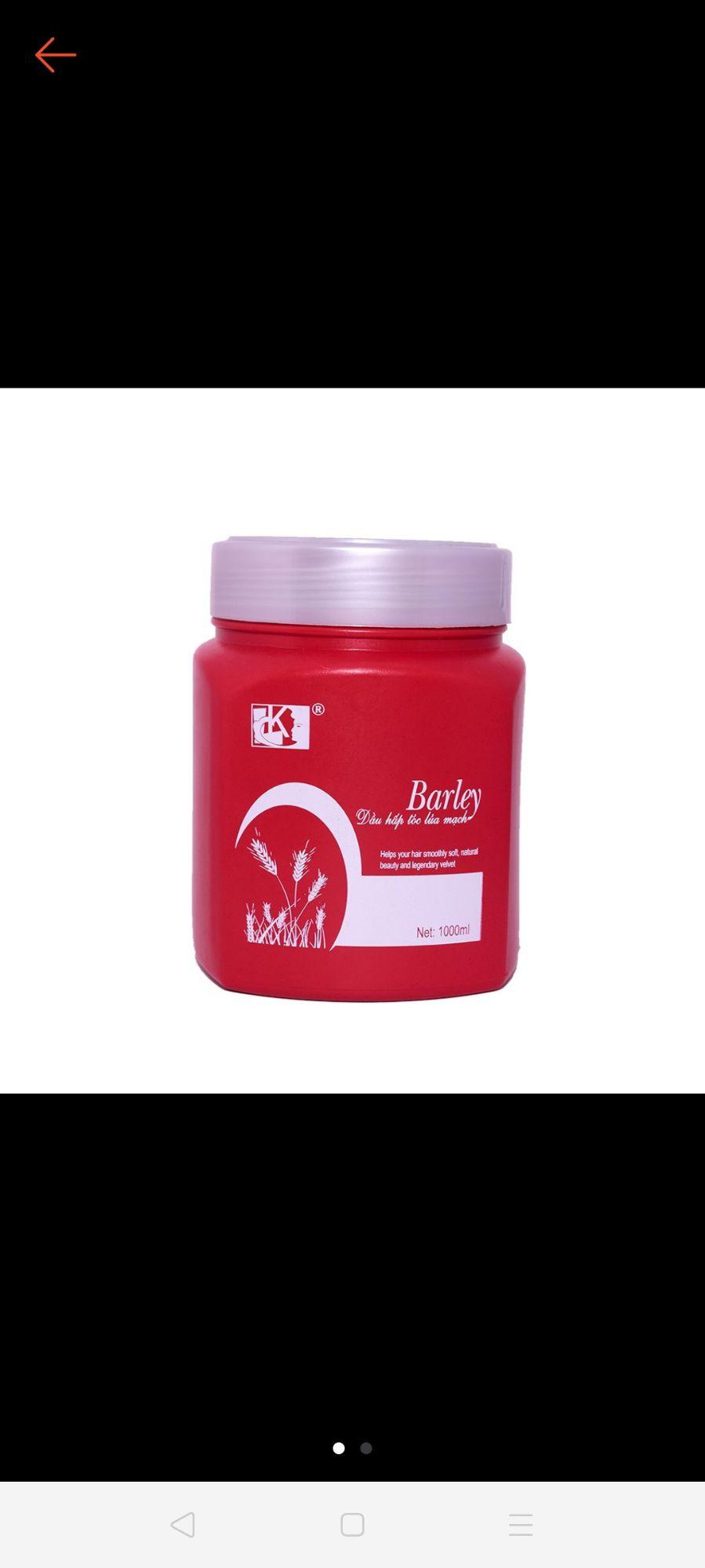 [HCM]Dầu hấp tóc lúa mạch Barley 1000ml +tặng nón ủ tóc