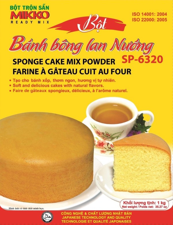Bột bánh Bông lan nướng 6320 Mikko hương xưa