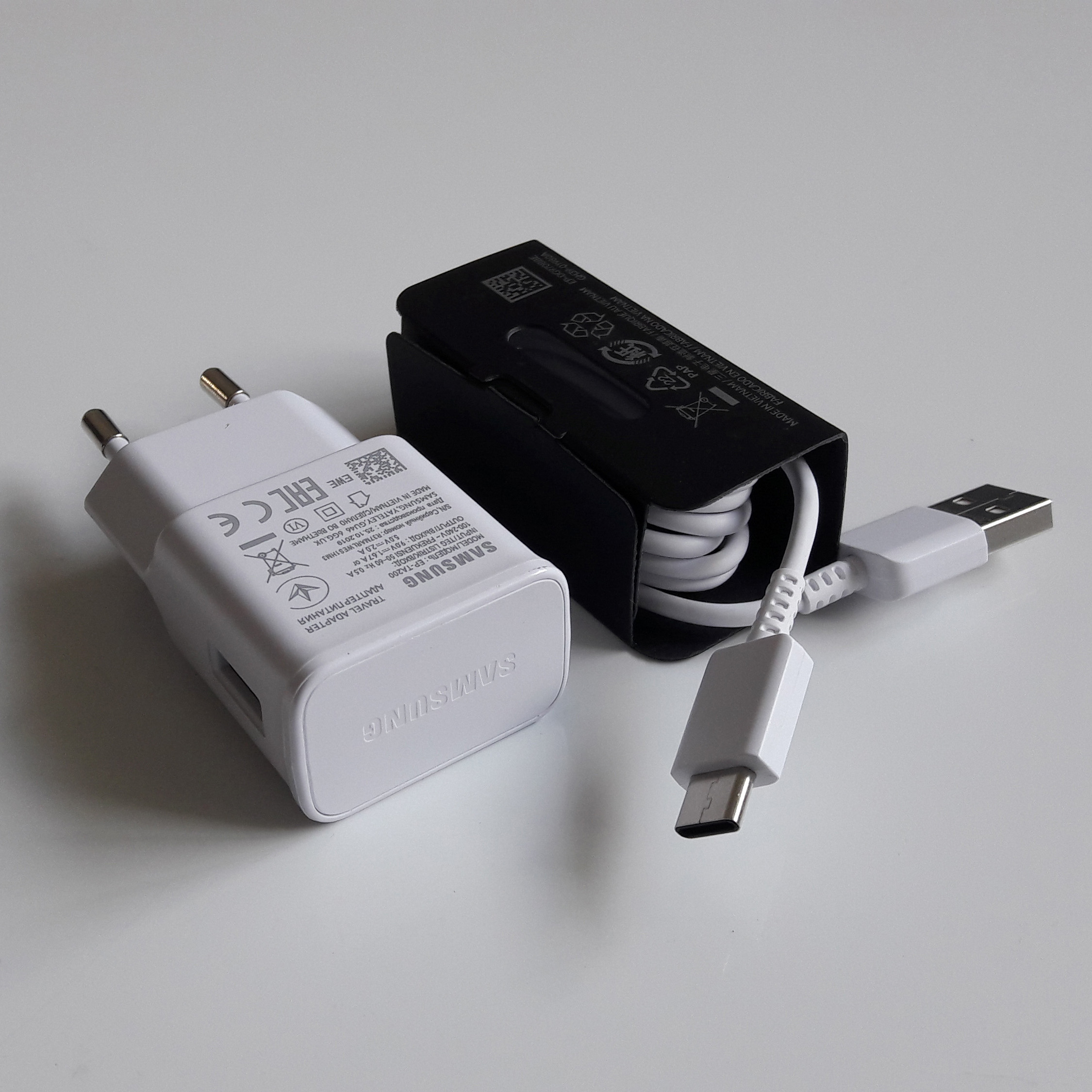 Bộ sạc nhanh dùng cho Samsung M20 (Cam kết sạc ZIN) (Adaptor + Cable chuẩn type C) (Fast Charging)