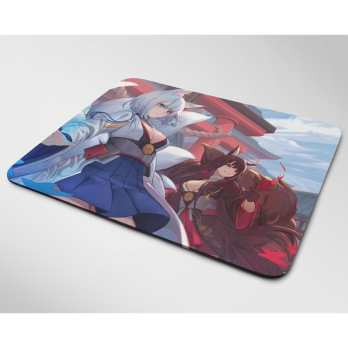 Miếng lót chuột đẹp mẫu Anime xanh đỏ (Nhiều kích thước)