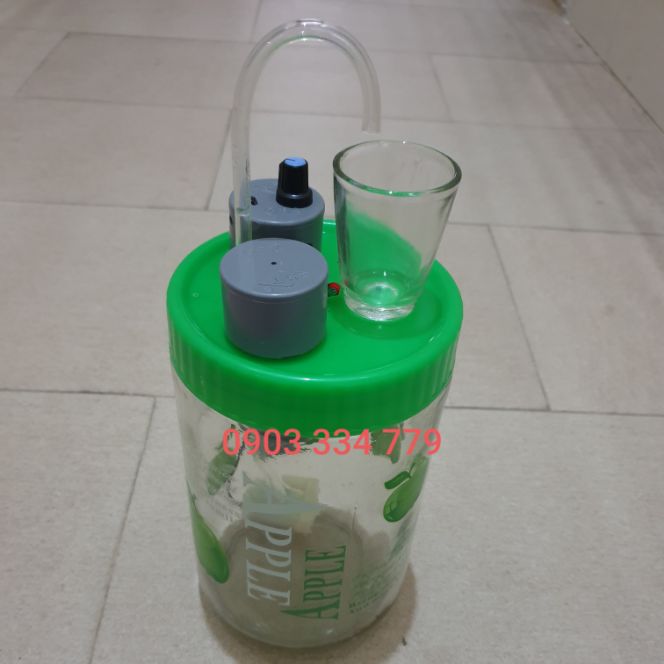 Bình rót ruou tự động thủy tinh 2 lít