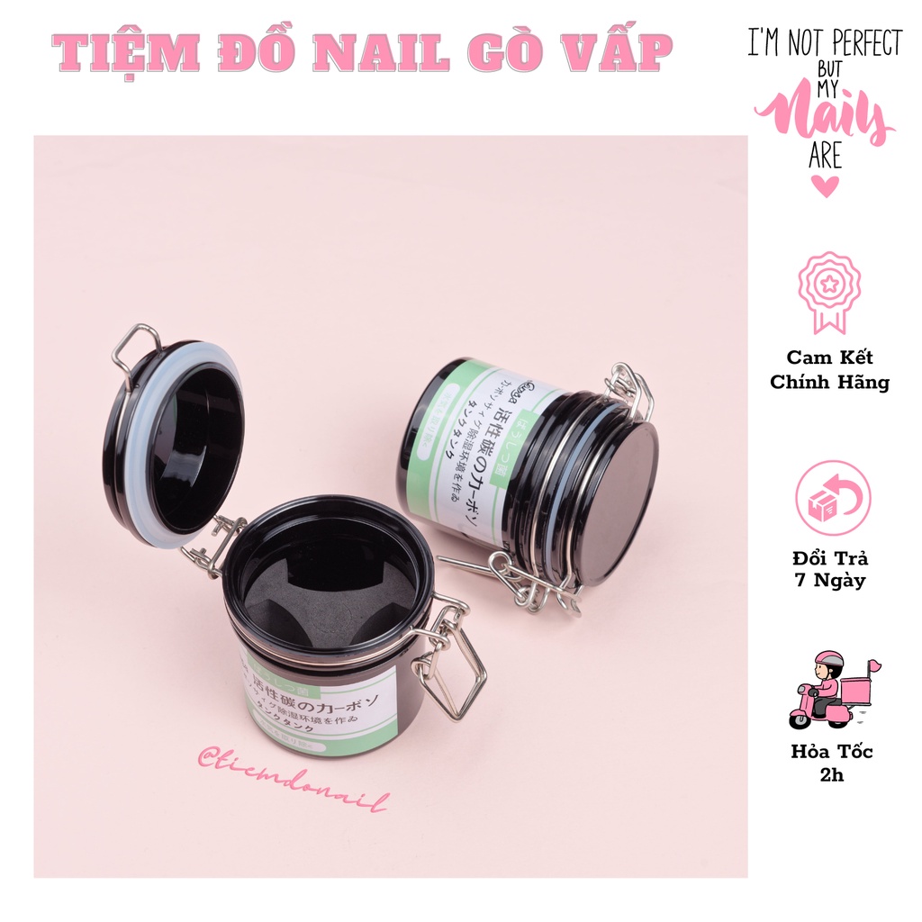Hũ Gạo Bảo Quản Keo Mi, hũ đựng keo nối mi, dụng cụ nối mi