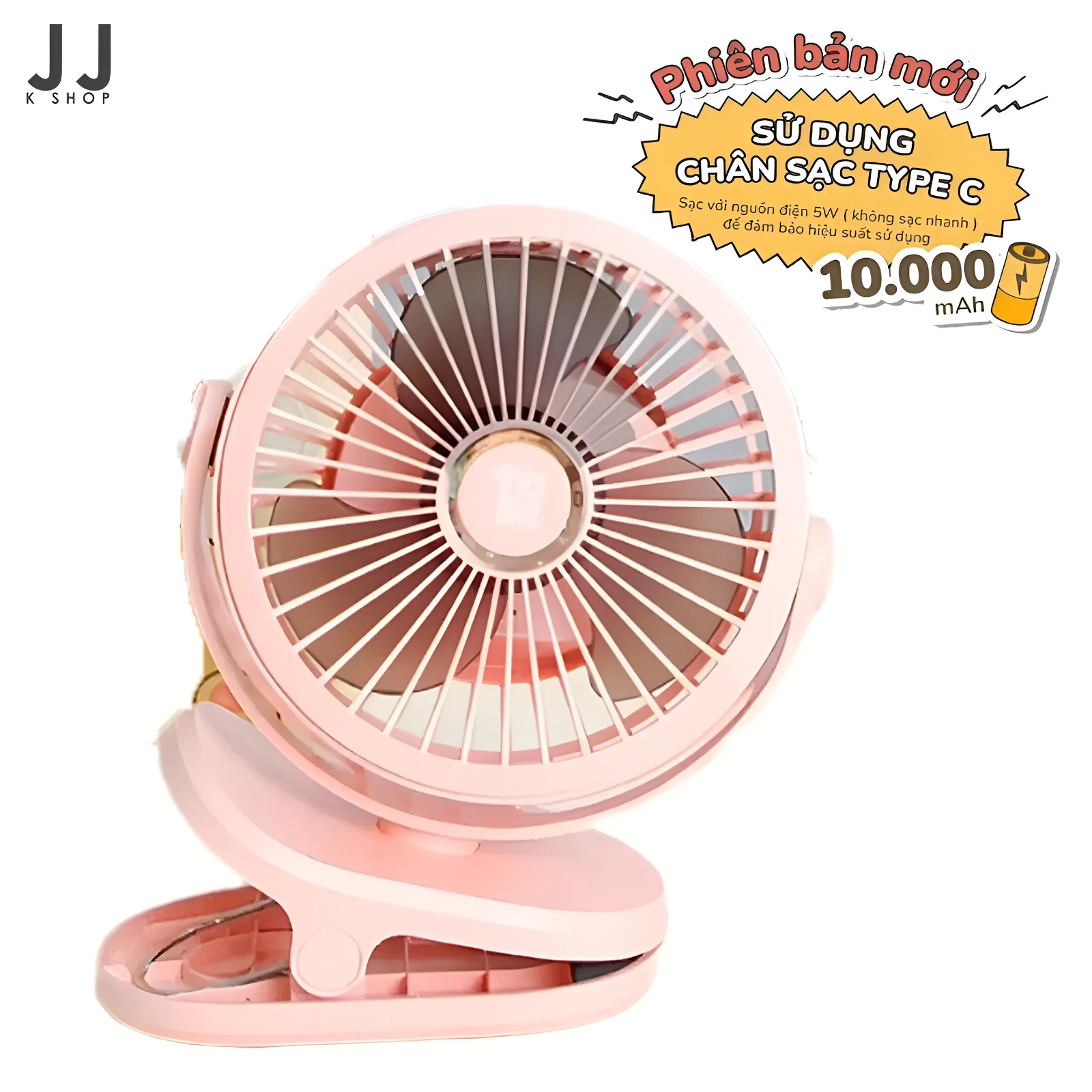 Quạt Kẹp Đa Năng ToBe ( Quạt Kẹp Xe Đẩy, Nôi Cũi, Ô Tô)
