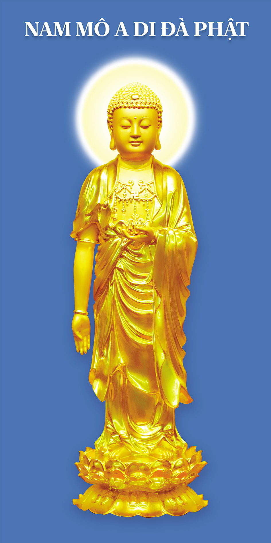 tranh Phật Vàng A Di Đà 82 kèm khung | Lazada.vn