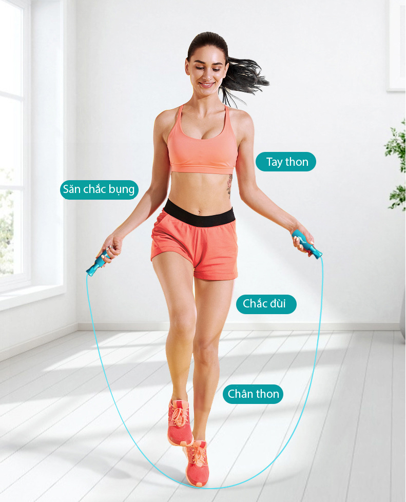Dây Nhảy LI-NING Người Lớn Trẻ Em Điều Chỉnh Độ Dài Dây Nhảy LINING Dây Nhảy Vòng Bi