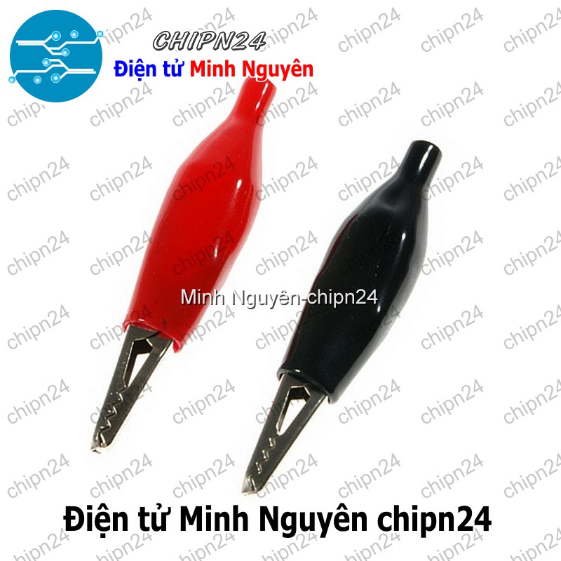 [5 cặp] (F109) Kẹp cá sấu loại lớn 4.5cm - HH000165