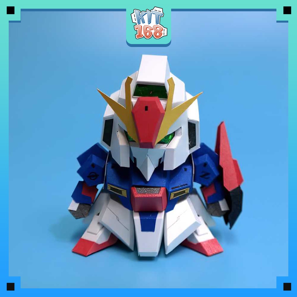 Mô hình giấy Anime Game Robot SD 5cm Z Gundam