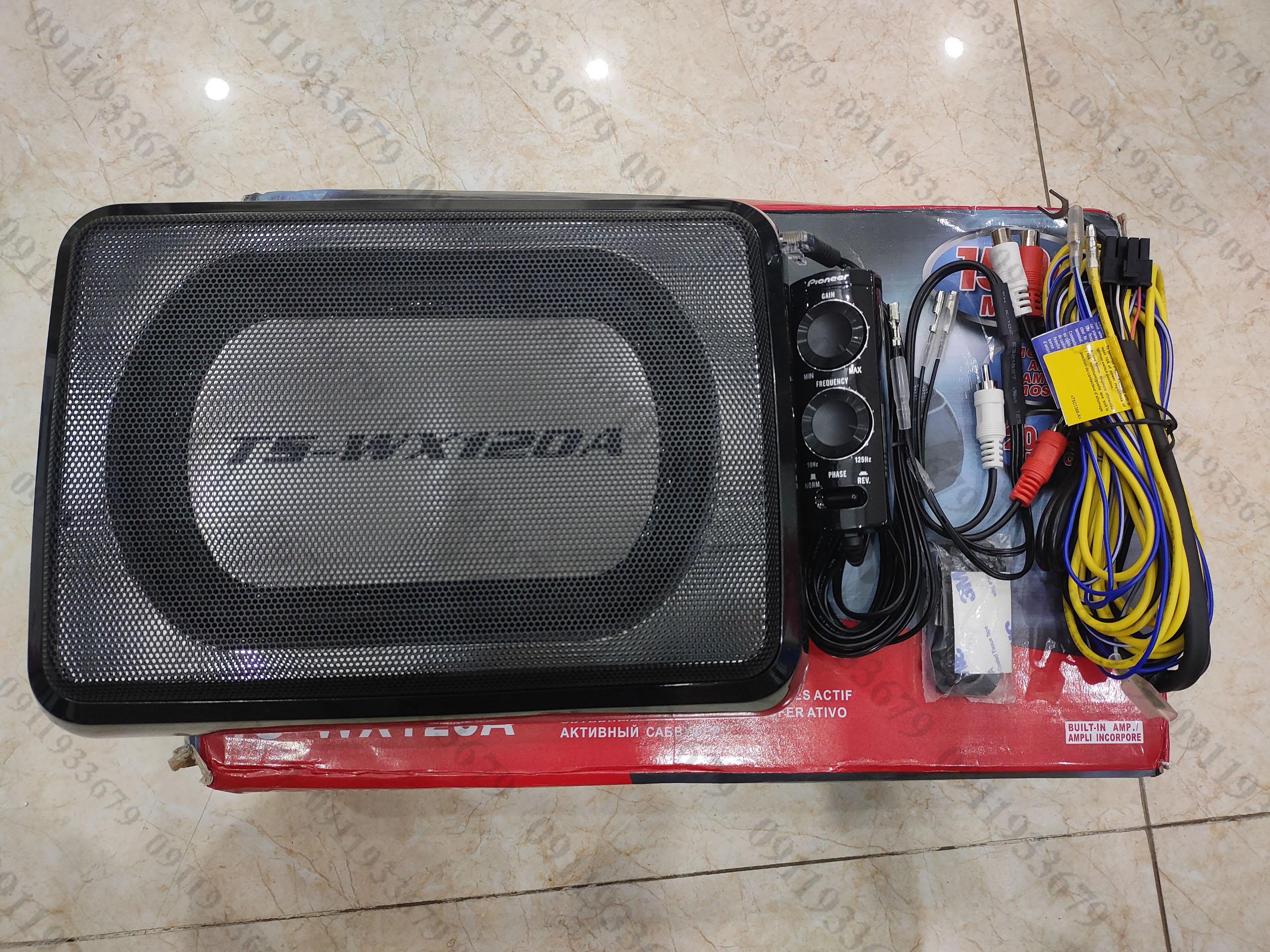 [HCM ]Loa sub gầm ghế ,Loa siêu trầm P.IONEER 120A- bảo hành 12 tháng, âm thanh chất lượng, bass đập mạnh  tạo cảm giác mạnh khi ở trong xe có kĩ thuật hướng dẫn khách hàng mua online.