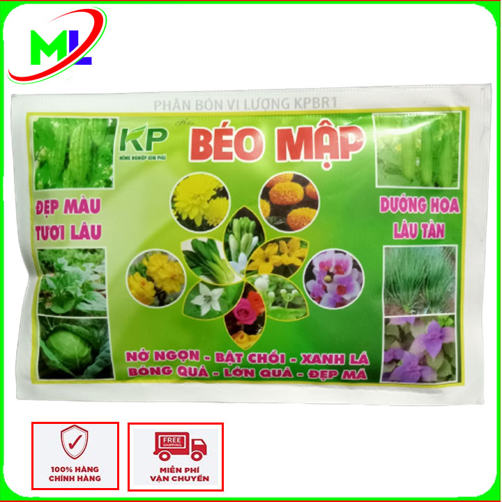 Phân bón béo mập (gói 70g) , mập ngọn, bật chồi nhanh, xanh lá