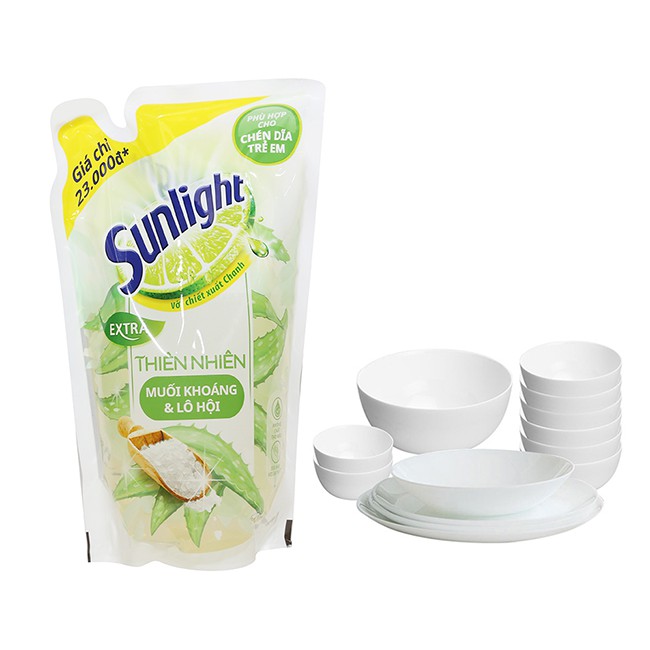 Nước rửa chén bát Sunlight Thiên Nhiên Túi 750G