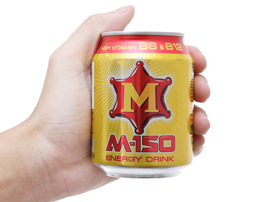 Lốc 6 lon nước tăng lực M-150 250ml