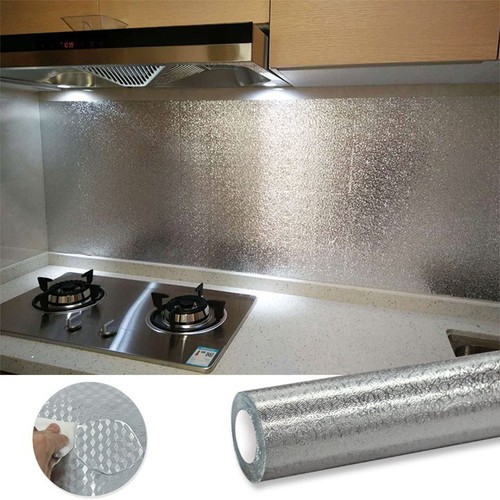 Decal Giấy Dán Bếp Tráng Nhôm Cách Nhiệt dài 3m rộng 60cm